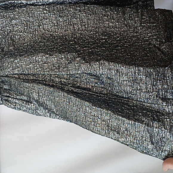 BN W/o Tags Kate Spade ♠️ Aimee Skirt All that Glitters Gunmetal Size 00 Women’s - Picture 9 of 11